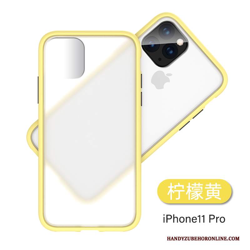 Custodia iPhone 11 Pro Silicone Tendenza Anti-caduta, Cover iPhone 11 Pro Trasparentetelefono