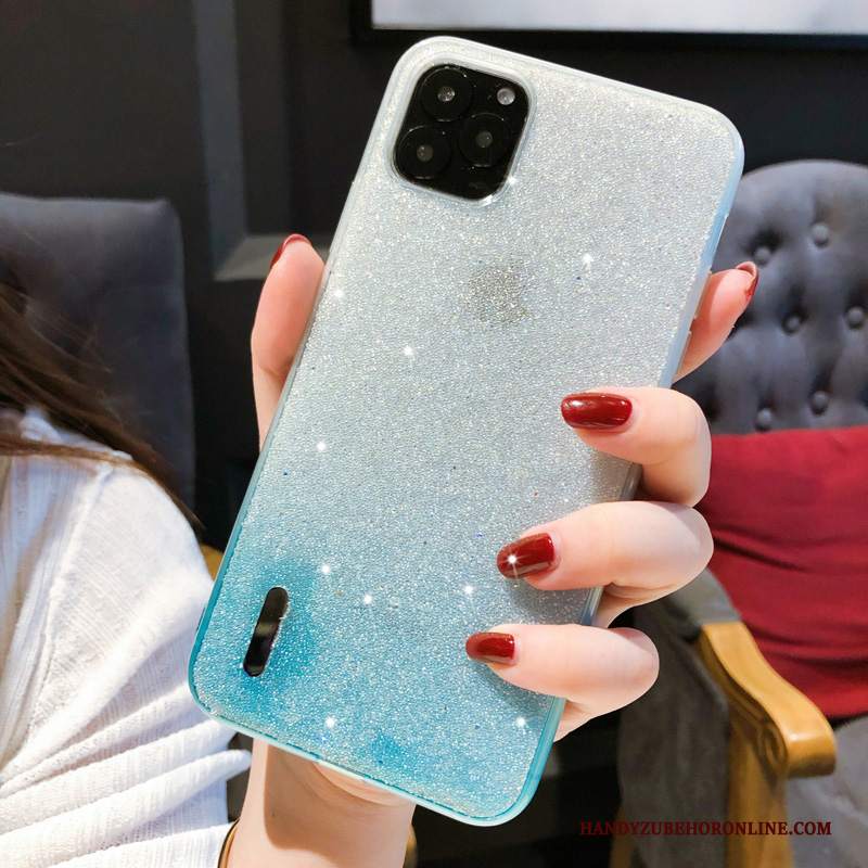 Custodia iPhone 11 Pro Strass Tendenza Gradiente, Cover iPhone 11 Pro Creativo Di Personalitàtelefono