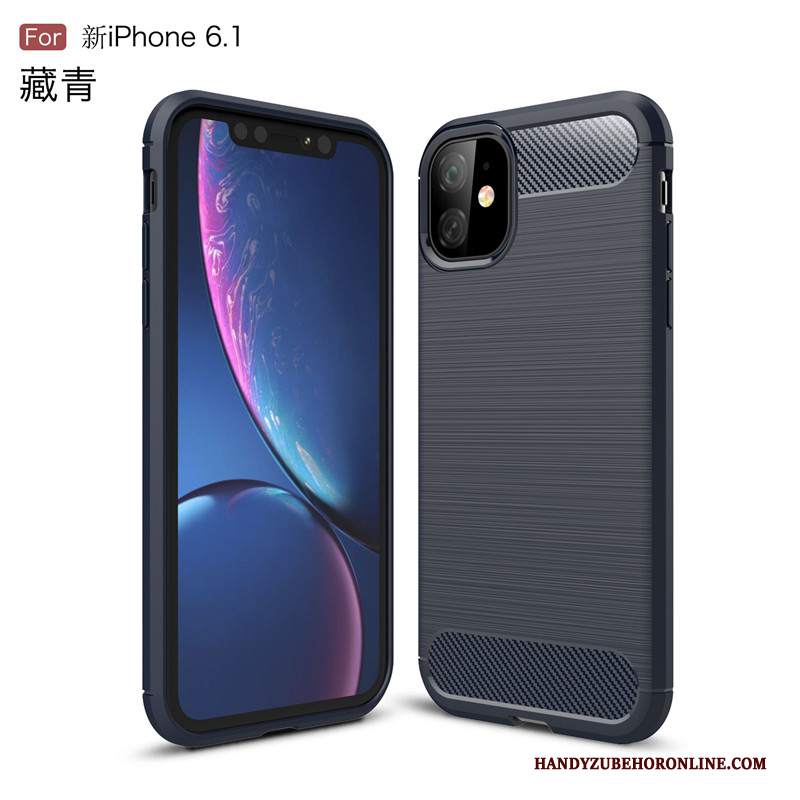 Custodia iPhone 11 Protezione Antiscivolo Nuovo, Cover iPhone 11 Telefono Fibra