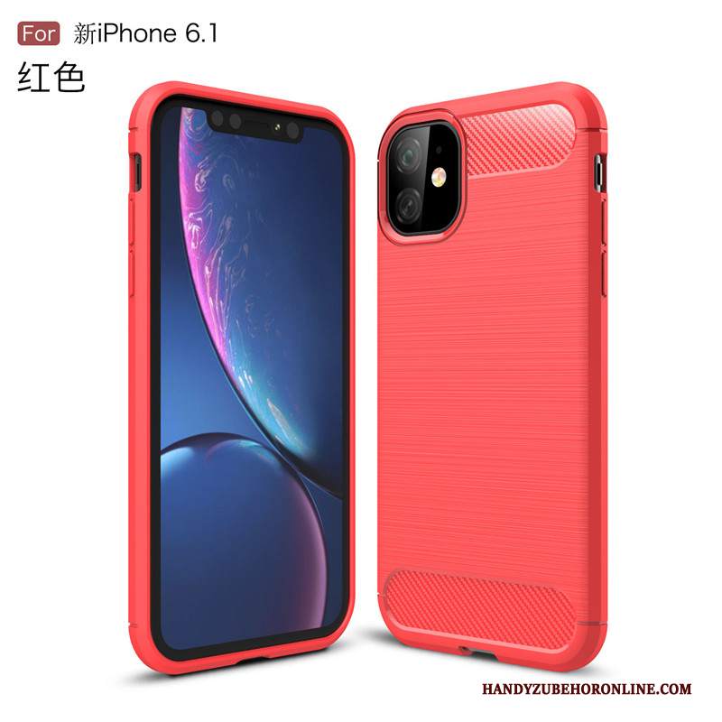 Custodia iPhone 11 Protezione Antiscivolo Nuovo, Cover iPhone 11 Telefono Fibra