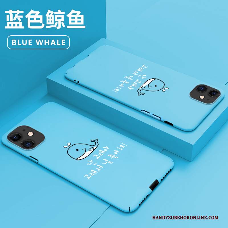 Custodia iPhone 11 Protezione Nuovo Anti-caduta, Cover iPhone 11 Cartone Animato Blu Marchio Di Tendenza