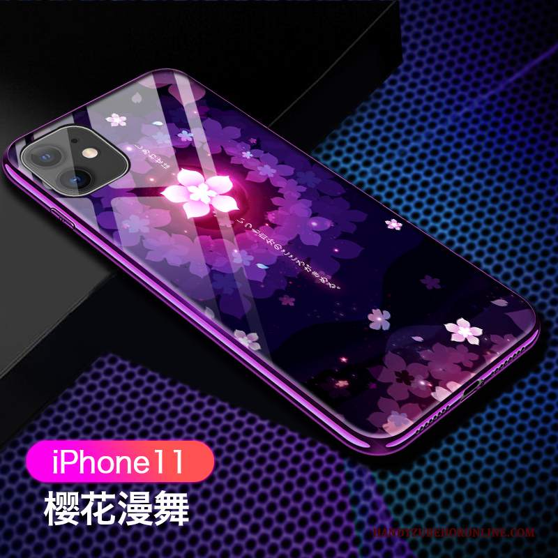 Custodia iPhone 11 Silicone Morbido Trasparente, Cover iPhone 11 Porporatelefono