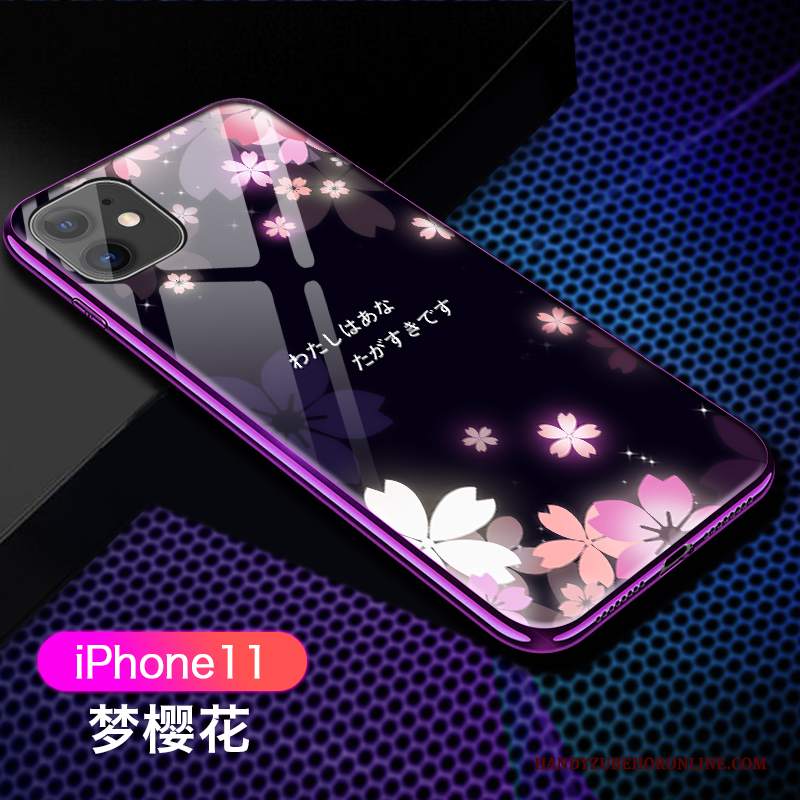 Custodia iPhone 11 Silicone Morbido Trasparente, Cover iPhone 11 Porporatelefono