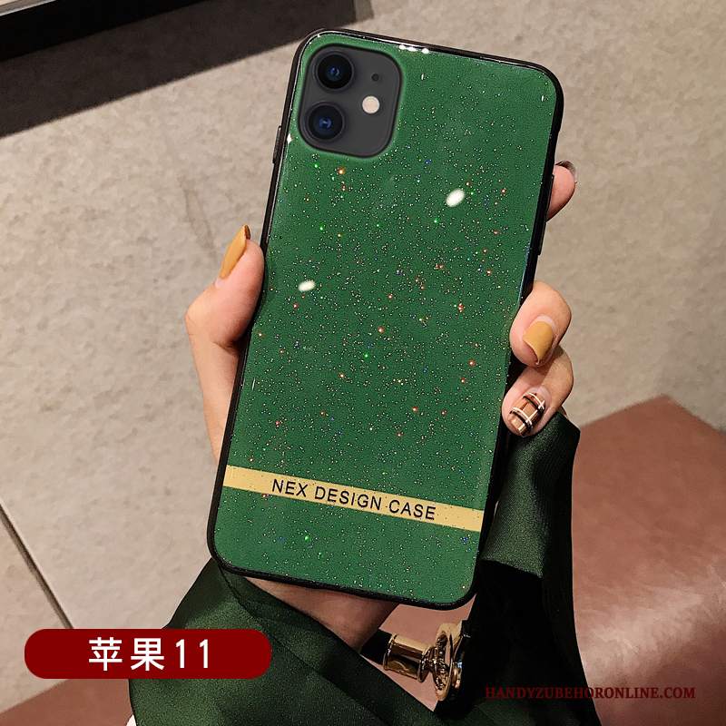 Custodia iPhone 11 Silicone Porpora Ornamenti Appesi, Cover iPhone 11 Protezione Telefono