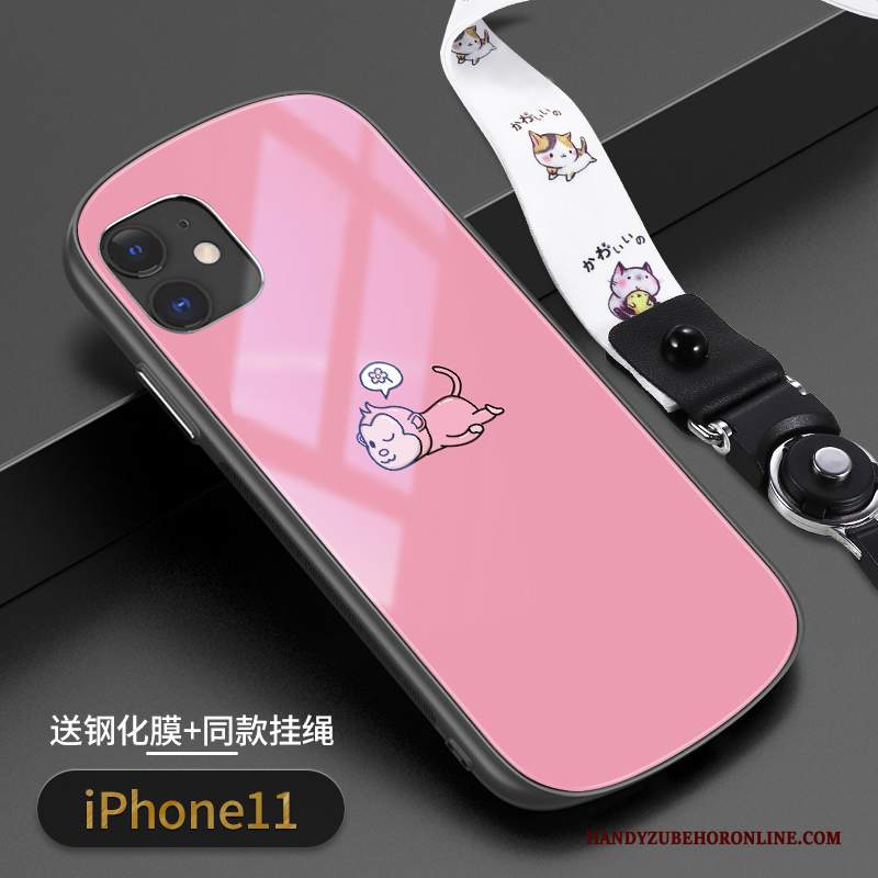 Custodia iPhone 11 Vetro Anti-caduta, Cover iPhone 11 Tutto Incluso Nero