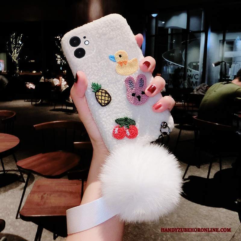 Custodia iPhone 12 Cartone Animato Nuovotelefono, Cover iPhone 12 Silicone Peluche Tutto Incluso