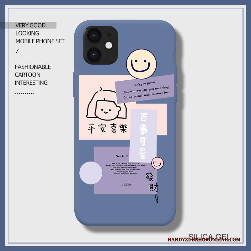 Custodia iPhone 12 Creativo Telefono Nuovo, Cover iPhone 12 Silicone Tutto Incluso Morbido