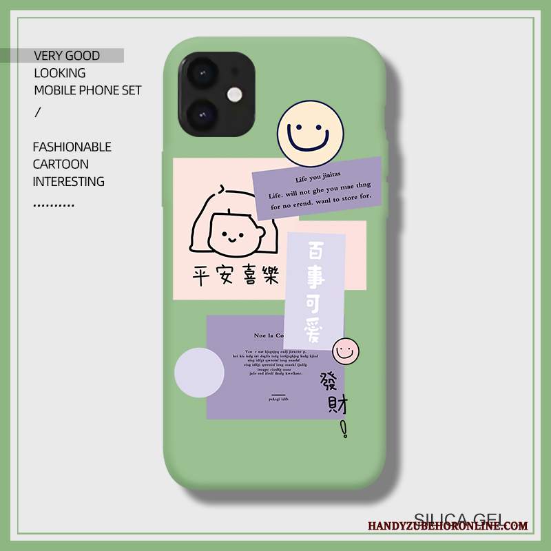 Custodia iPhone 12 Creativo Telefono Nuovo, Cover iPhone 12 Silicone Tutto Incluso Morbido