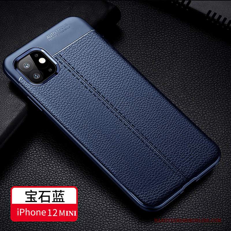 Custodia iPhone 12 Mini Creativo Telefono Tutto Incluso, Cover iPhone 12 Mini Protezione High End Blu