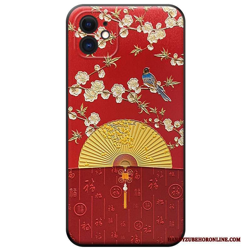 Custodia iPhone 12 Moda Stile Cinese Marchio Di Tendenza, Cover iPhone 12 Creativo Net Red Nuovo