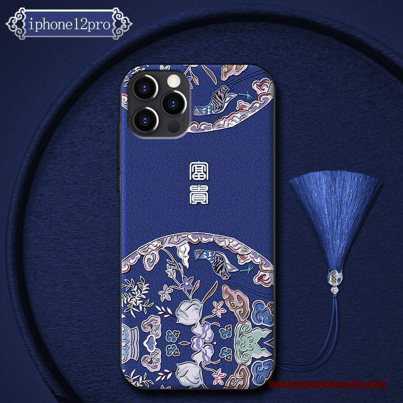 Custodia iPhone 12 Pro Silicone Marrone Marchio Di Tendenza, Cover iPhone 12 Pro Creativo Di Personalità Tutto Incluso