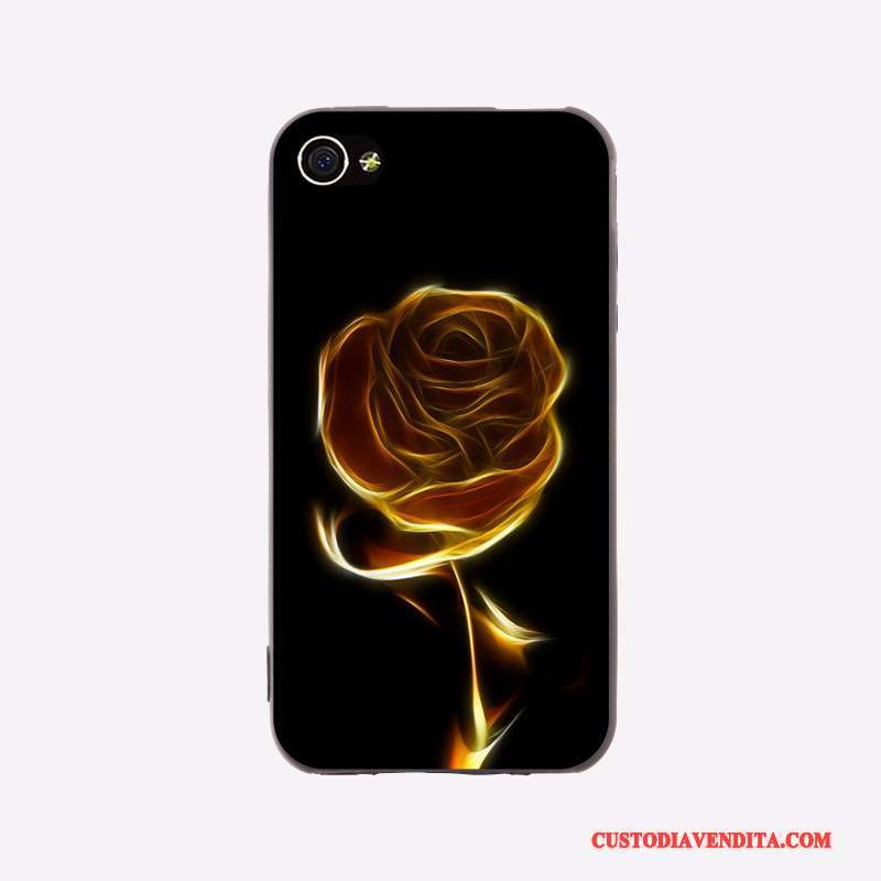 Custodia iPhone 4/4s Cartone Animato Colore Profondotelefono, Cover iPhone 4/4s Creativo Tendenza Supporto