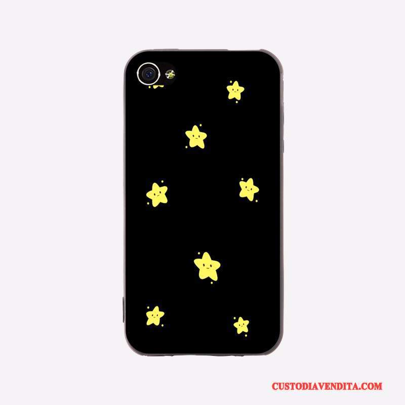 Custodia iPhone 4/4s Cartone Animato Colore Profondotelefono, Cover iPhone 4/4s Creativo Tendenza Supporto