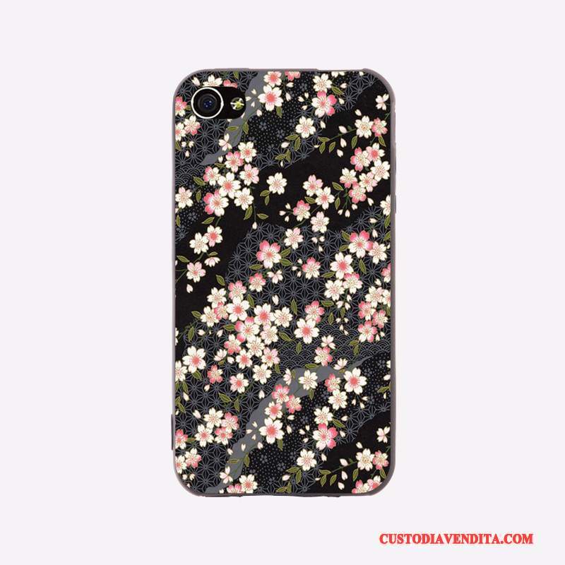 Custodia iPhone 4/4s Cartone Animato Colore Profondotelefono, Cover iPhone 4/4s Creativo Tendenza Supporto