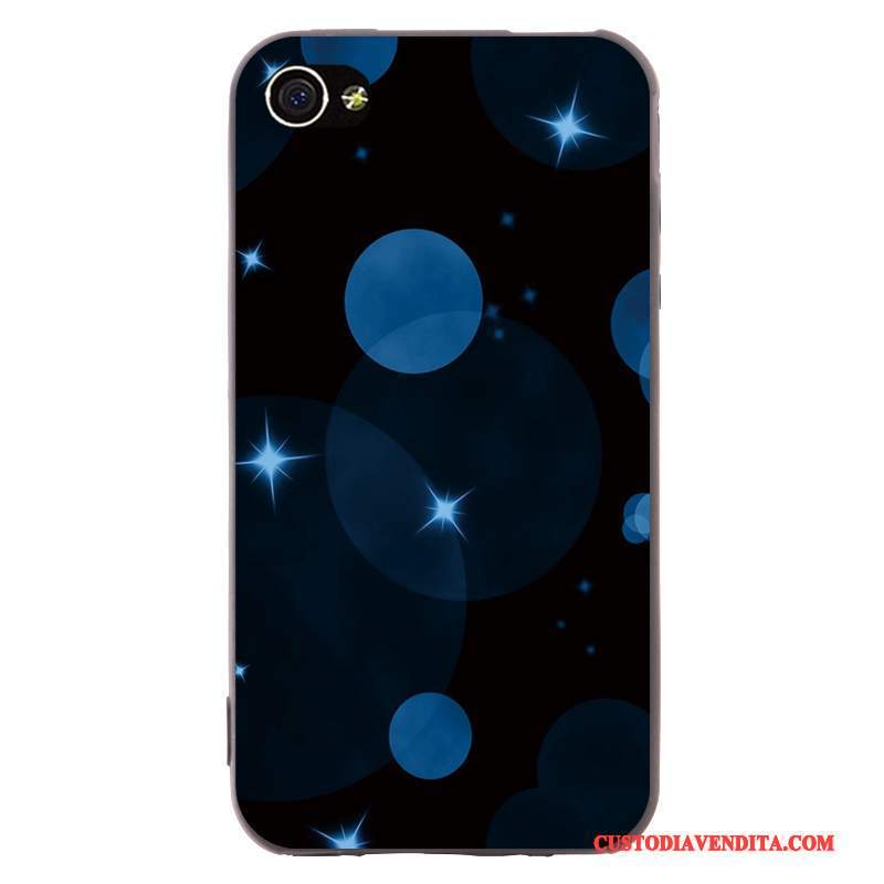 Custodia iPhone 4/4s Cartone Animato Colore Profondotelefono, Cover iPhone 4/4s Creativo Tendenza Supporto