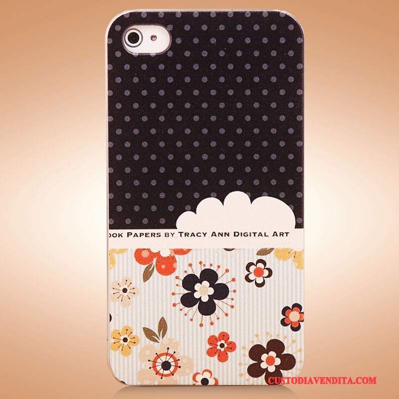 Custodia iPhone 4/4s Cartone Animato Nerotelefono, Cover iPhone 4/4s Protezione Nuovo Tendenza