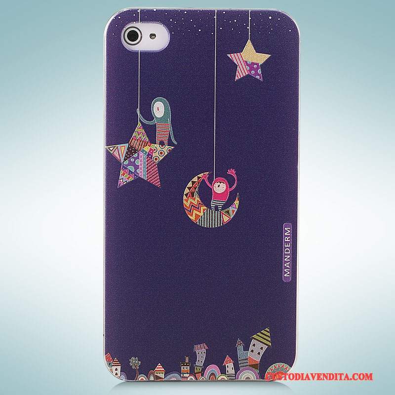 Custodia iPhone 4/4s Cartone Animato Tridimensionaletelefono, Cover iPhone 4/4s Colore Tendenza Difficile