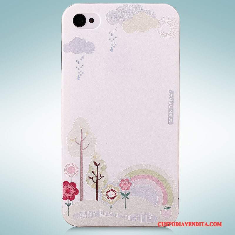 Custodia iPhone 4/4s Cartone Animato Tridimensionaletelefono, Cover iPhone 4/4s Colore Tendenza Difficile