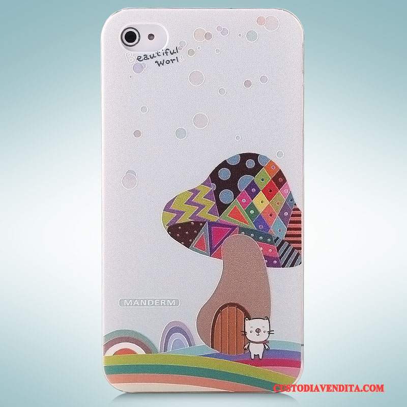 Custodia iPhone 4/4s Cartone Animato Tridimensionaletelefono, Cover iPhone 4/4s Colore Tendenza Difficile