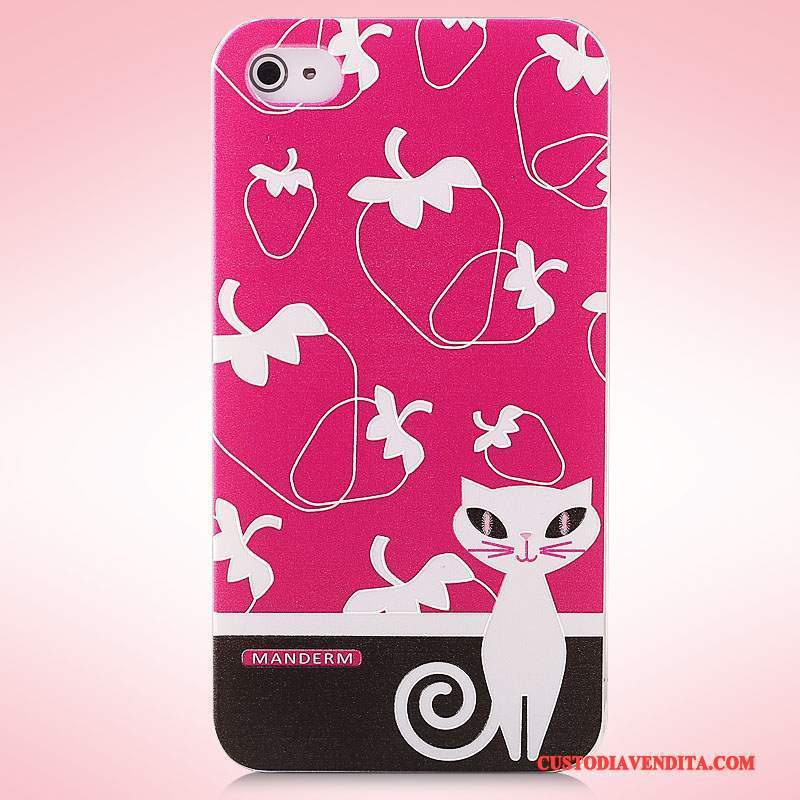 Custodia iPhone 4/4s Cartone Animato Tridimensionaletelefono, Cover iPhone 4/4s Colore Tendenza Difficile