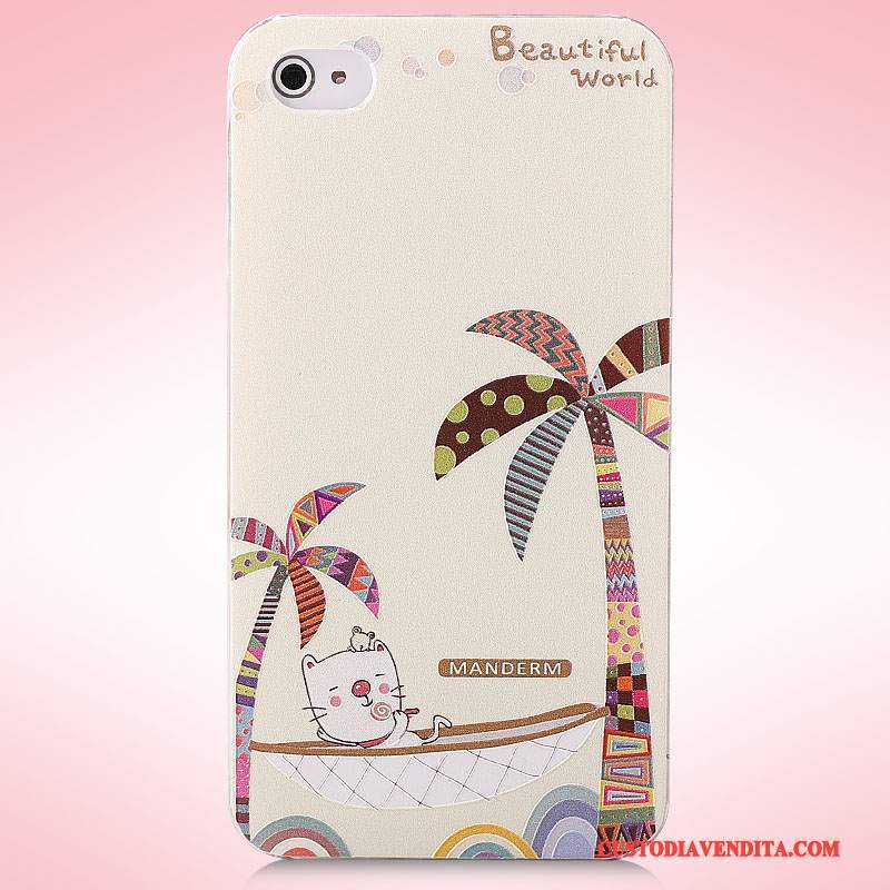 Custodia iPhone 4/4s Cartone Animato Tridimensionaletelefono, Cover iPhone 4/4s Colore Tendenza Difficile