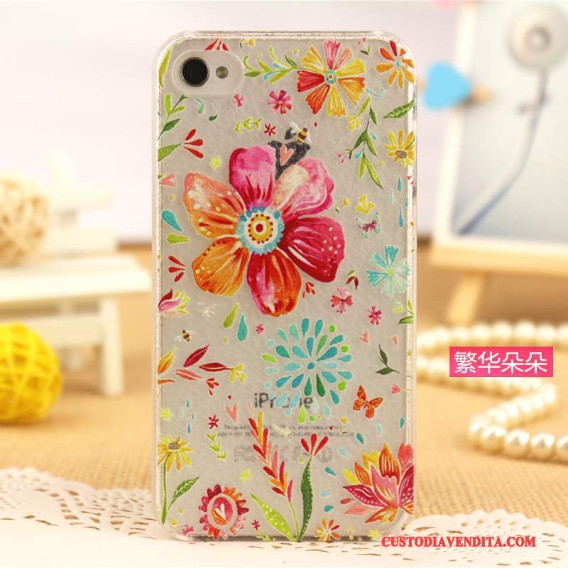 Custodia iPhone 4/4s Pelle Modellotelefono, Cover iPhone 4/4s Colore Leggere