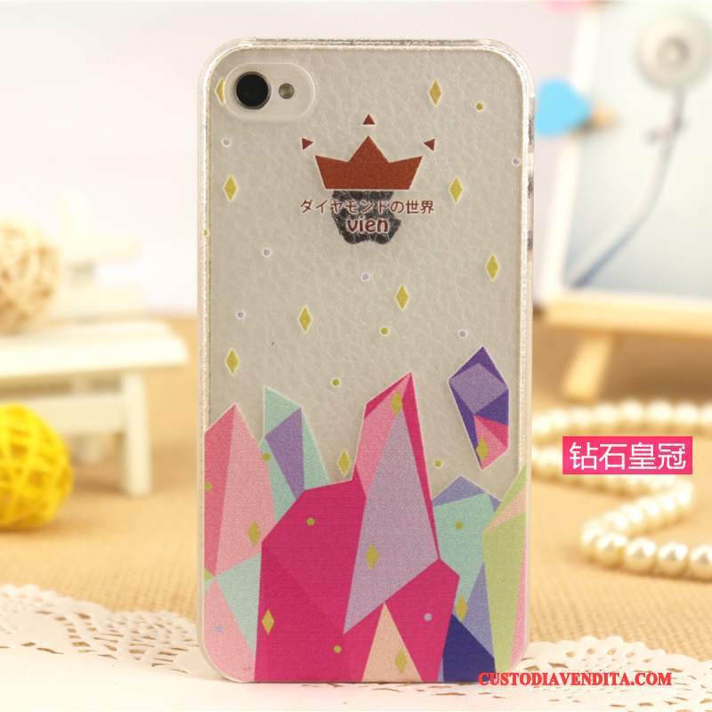 Custodia iPhone 4/4s Pelle Modellotelefono, Cover iPhone 4/4s Colore Leggere