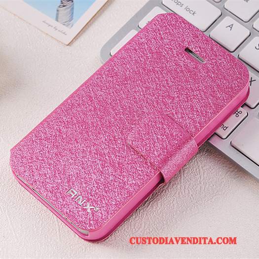 Custodia iPhone 4/4s Pelle Rosa Anti-caduta, Cover iPhone 4/4s Protezione Di Personalitàtelefono