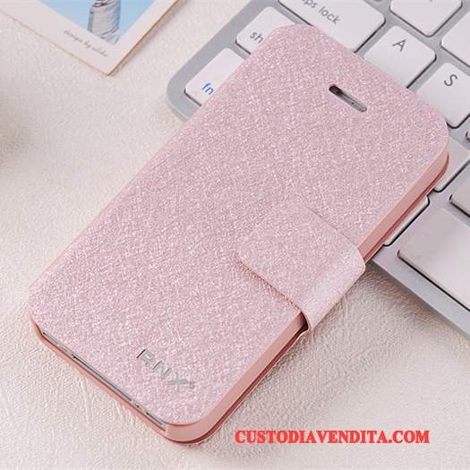 Custodia iPhone 4/4s Pelle Rosa Anti-caduta, Cover iPhone 4/4s Protezione Di Personalitàtelefono