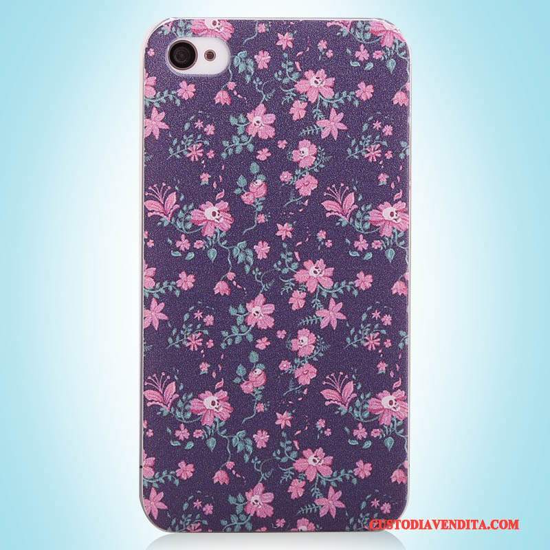 Custodia iPhone 4/4s Protezione Rosa Semplici, Cover iPhone 4/4s Colore Telefono