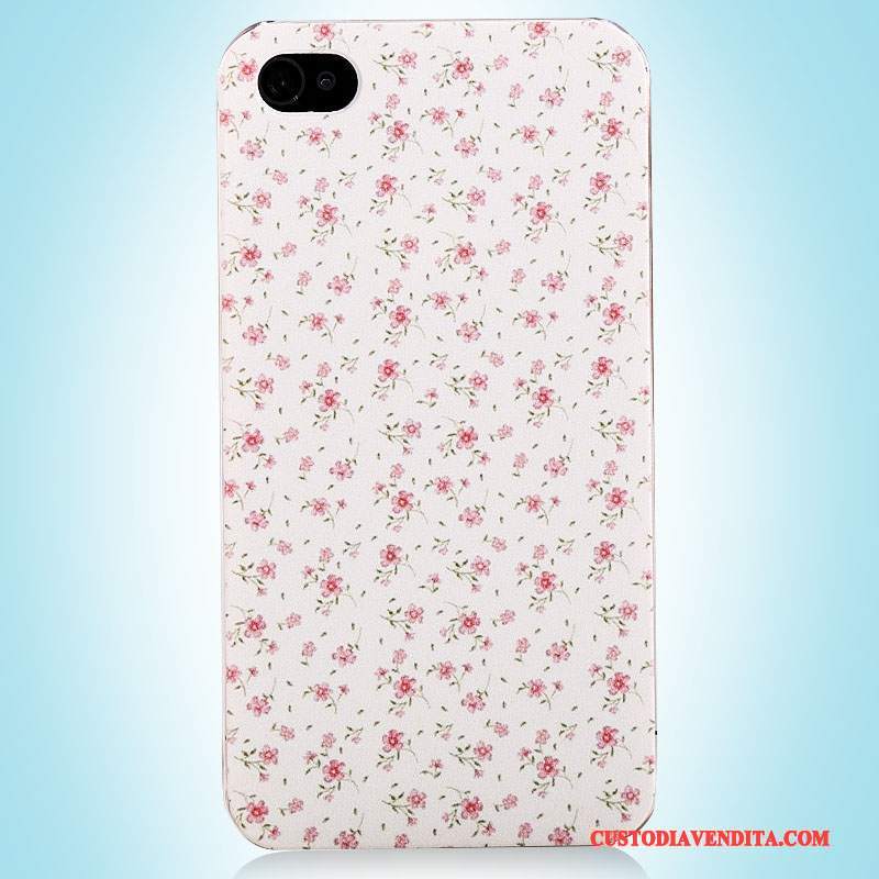 Custodia iPhone 4/4s Protezione Rosa Semplici, Cover iPhone 4/4s Colore Telefono