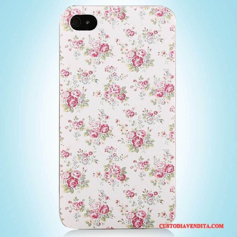 Custodia iPhone 4/4s Protezione Rosa Semplici, Cover iPhone 4/4s Colore Telefono