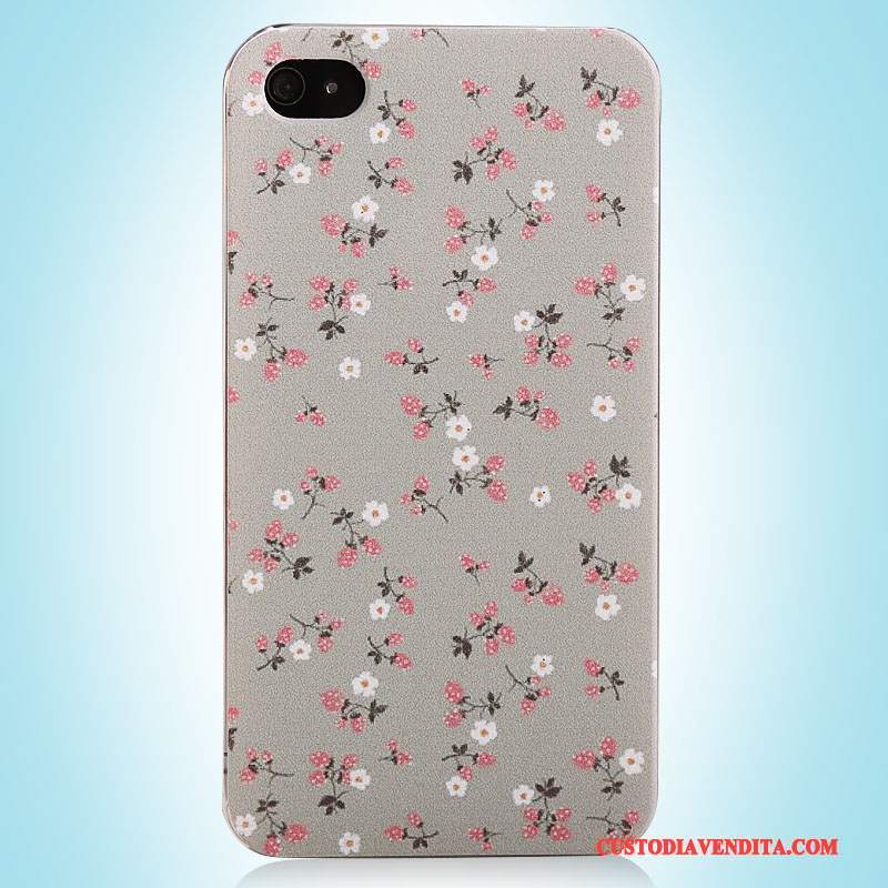 Custodia iPhone 4/4s Protezione Rosa Semplici, Cover iPhone 4/4s Colore Telefono