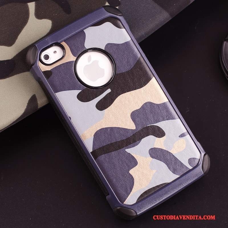 Custodia iPhone 4/4s Protezione Tutto Incluso Camuffamento, Cover iPhone 4/4s Telefono Morbido