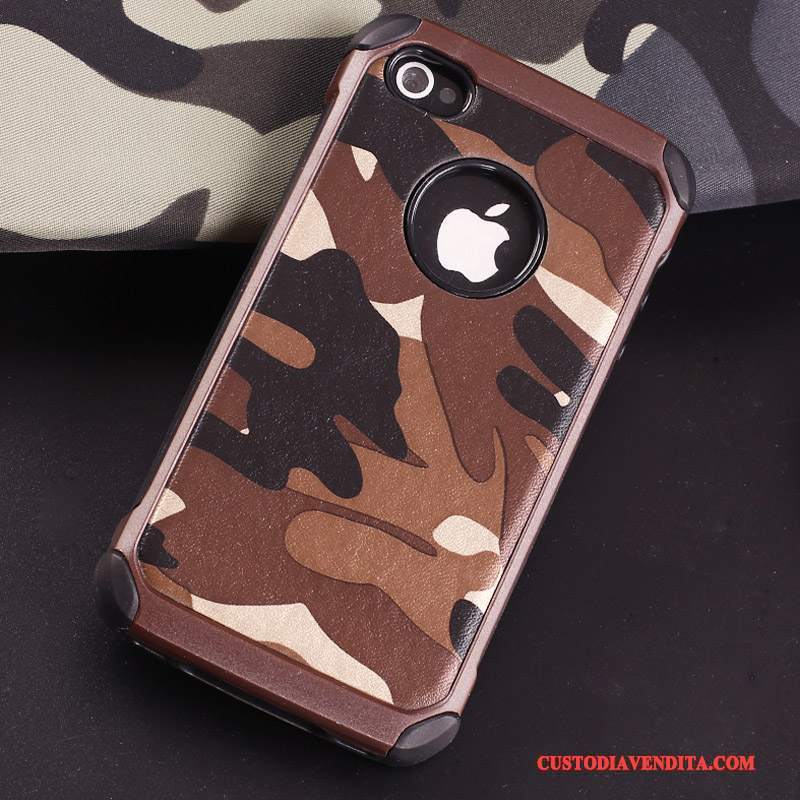 Custodia iPhone 4/4s Protezione Tutto Incluso Camuffamento, Cover iPhone 4/4s Telefono Morbido