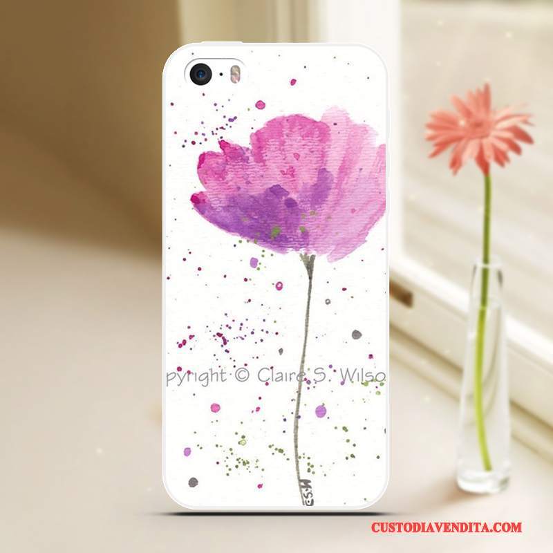 Custodia iPhone 5/5s Cartone Animato Anti-caduta Blu, Cover iPhone 5/5s Creativo Tutto Incluso Cool