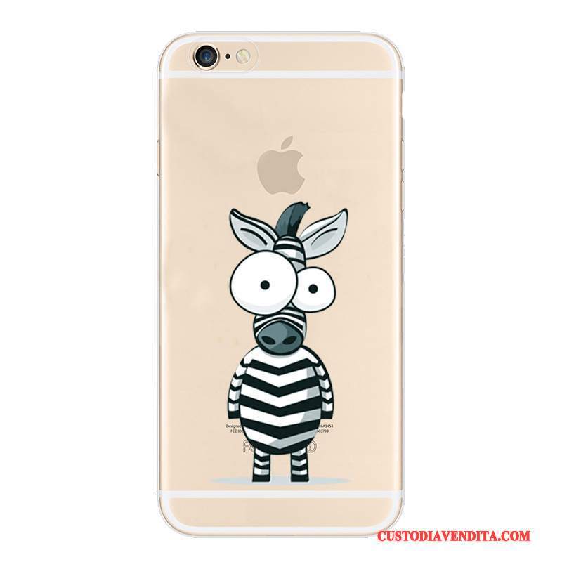 Custodia iPhone 5/5s Cartone Animato Blu Morbido, Cover iPhone 5/5s Silicone Leggeretelefono