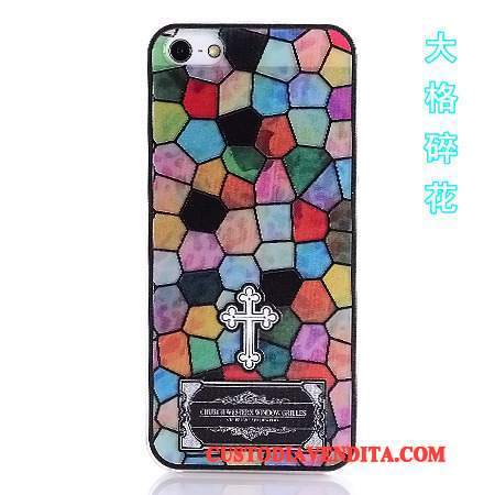 Custodia iPhone 5/5s Cartone Animato Telefono Colore, Cover iPhone 5/5s Protezione Blu Accessori