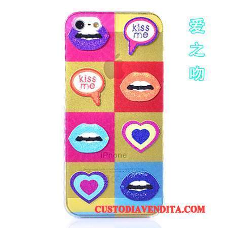 Custodia iPhone 5/5s Cartone Animato Telefono Colore, Cover iPhone 5/5s Protezione Blu Accessori