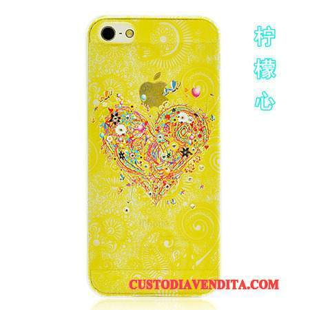 Custodia iPhone 5/5s Cartone Animato Telefono Colore, Cover iPhone 5/5s Protezione Blu Accessori