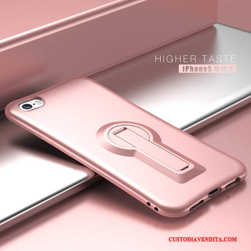 Custodia iPhone 5/5s Colore Ornamenti Appesi Macchiati, Cover iPhone 5/5s Silicone Semplici Supporto