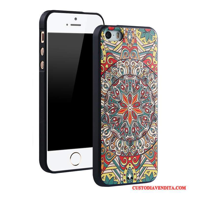 Custodia iPhone 5/5s Colore Tendenza Anti-caduta, Cover iPhone 5/5s Protezione Telefono Morbido