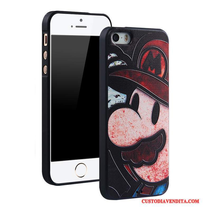 Custodia iPhone 5/5s Colore Tendenza Anti-caduta, Cover iPhone 5/5s Protezione Telefono Morbido