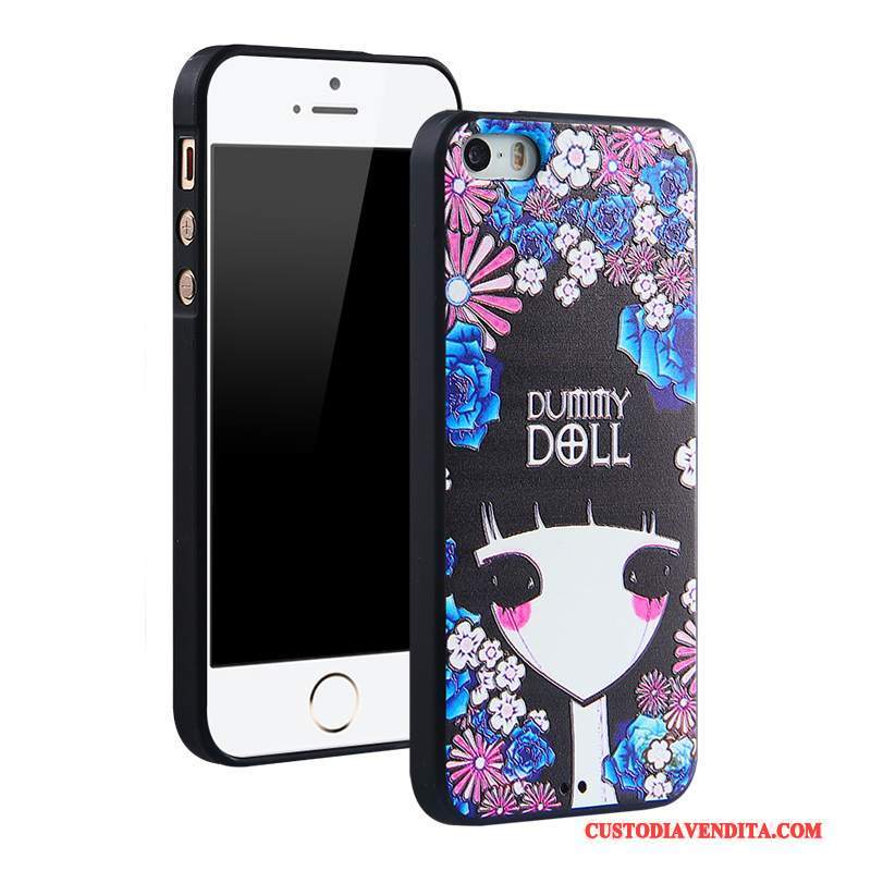 Custodia iPhone 5/5s Colore Tendenza Anti-caduta, Cover iPhone 5/5s Protezione Telefono Morbido