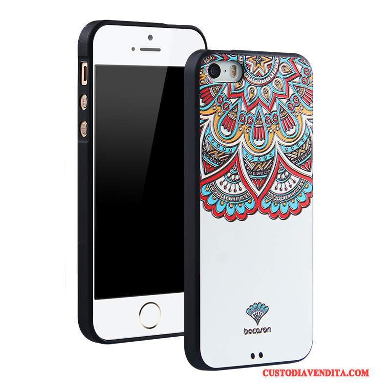 Custodia iPhone 5/5s Colore Tendenza Anti-caduta, Cover iPhone 5/5s Protezione Telefono Morbido