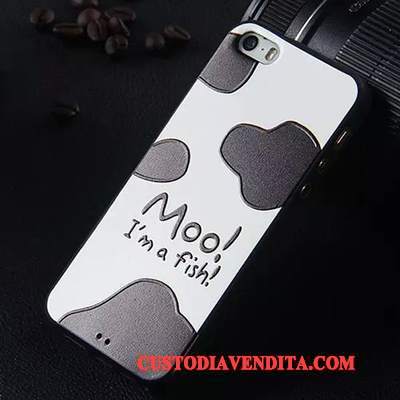 Custodia iPhone 5/5s Colore Trasparentetelefono, Cover iPhone 5/5s Silicone Morbido Tutto Incluso