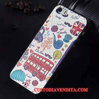 Custodia iPhone 5/5s Colore Trasparentetelefono, Cover iPhone 5/5s Silicone Morbido Tutto Incluso