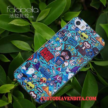 Custodia iPhone 5/5s Creativo Anti-caduta Morbido, Cover iPhone 5/5s Silicone Tendenzatelefono