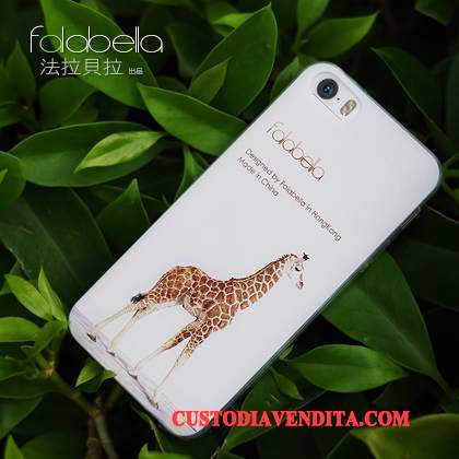 Custodia iPhone 5/5s Creativo Anti-caduta Morbido, Cover iPhone 5/5s Silicone Tendenzatelefono