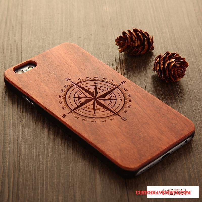 Custodia iPhone 5/5s Creativo Difficiletelefono, Cover iPhone 5/5s Protezione Legno Di Personalità